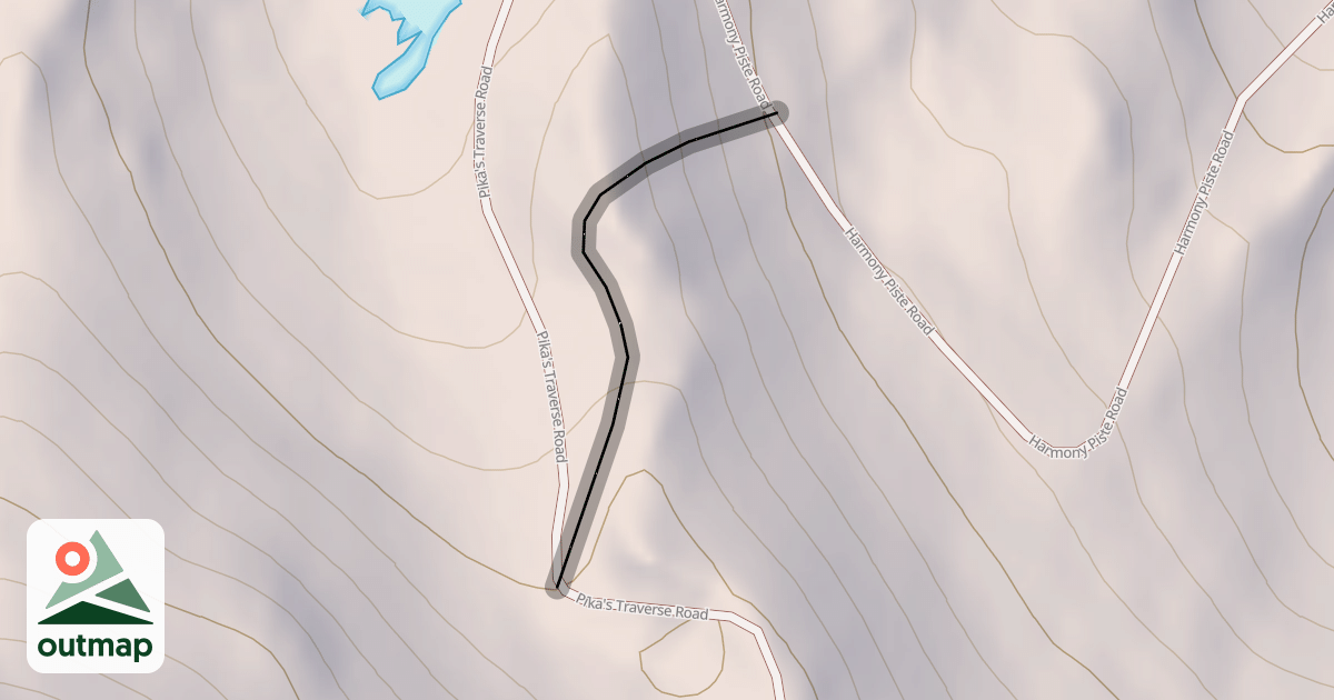 Map of Camel Hump West