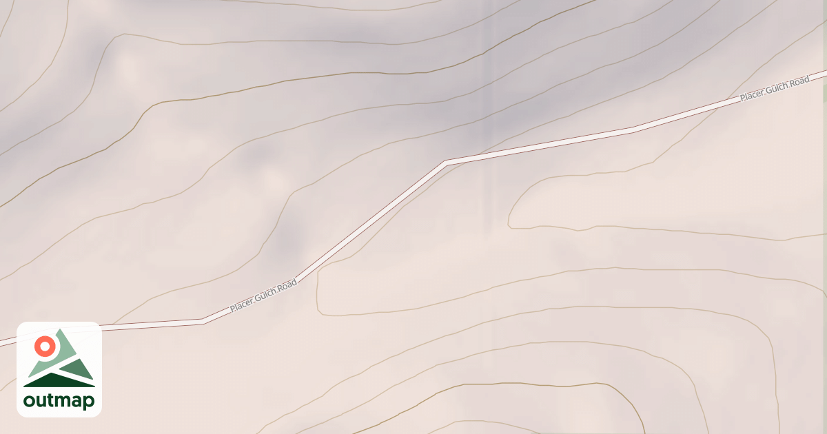 Map of PLACER CREEK ROAD