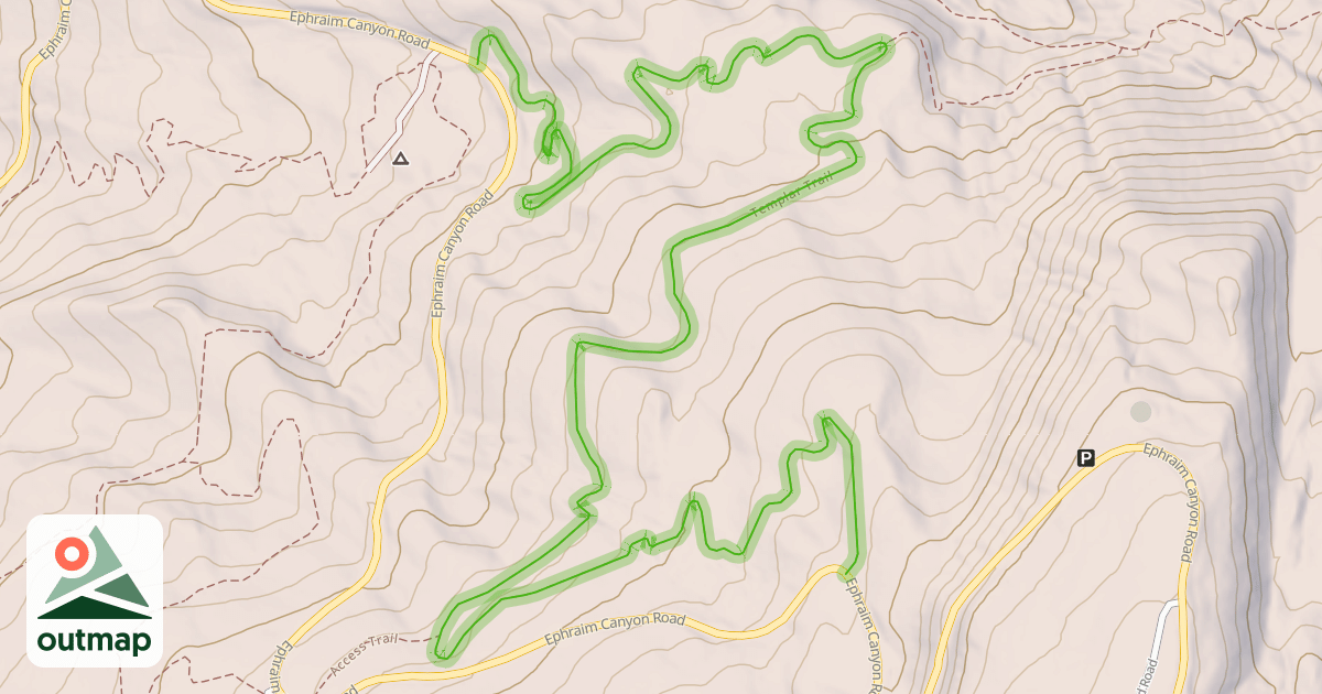 Map of Templar Trail