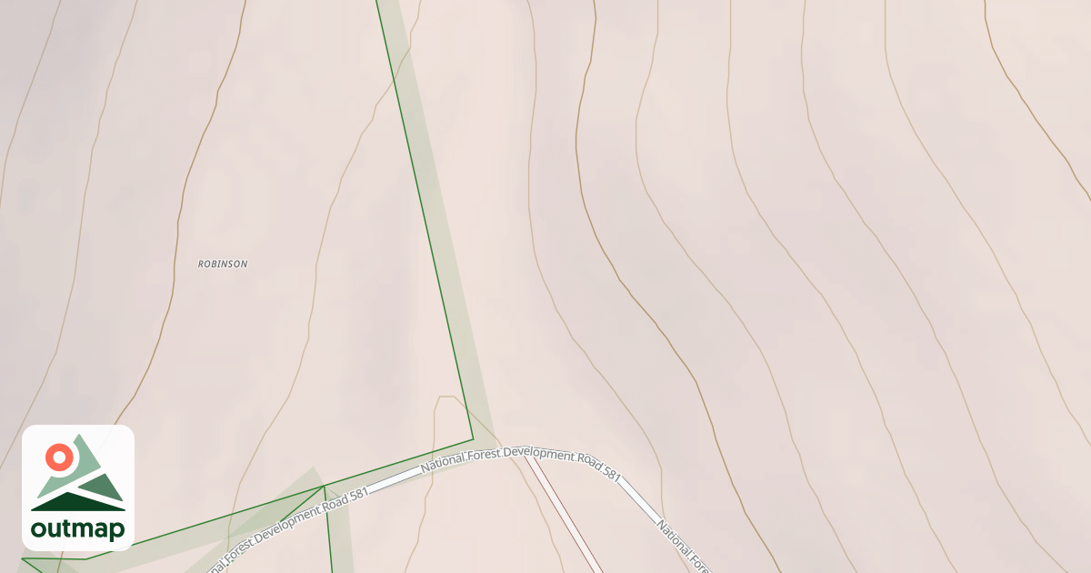 Map of OLIVER SPUR