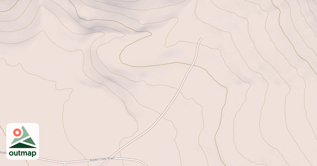 Map of Desert Trail Alternate  (Unmarked)
