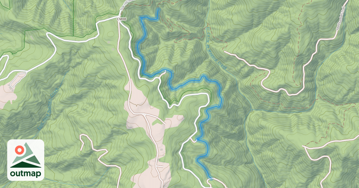 Map of South Leaf Trail