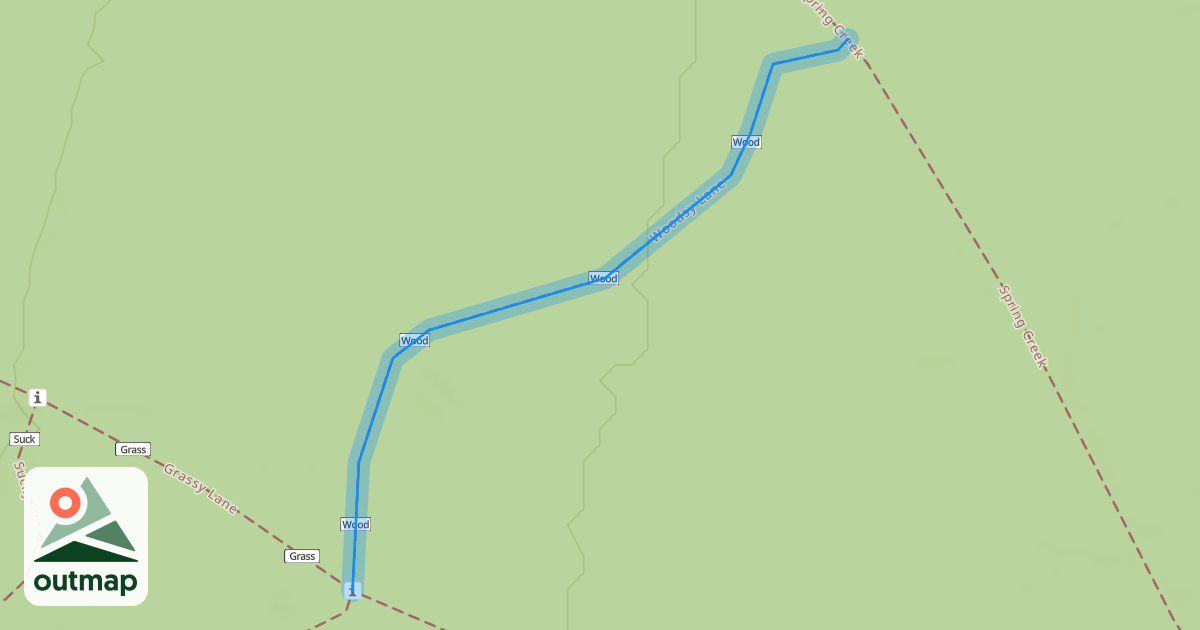 Map of Woodsy Lane