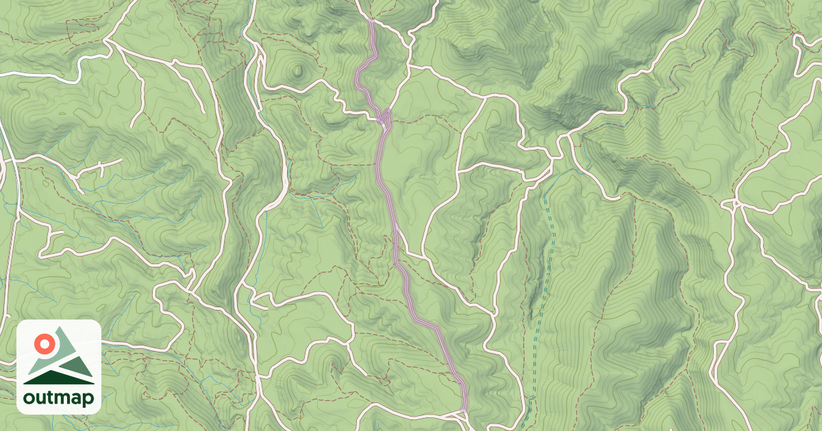 Map of Chemin du Haut des Bastides