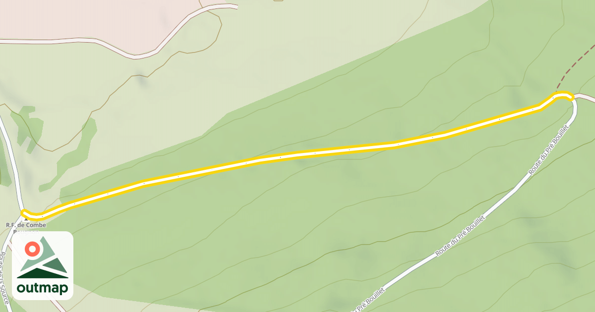 Map of Route du Pré Bouillet