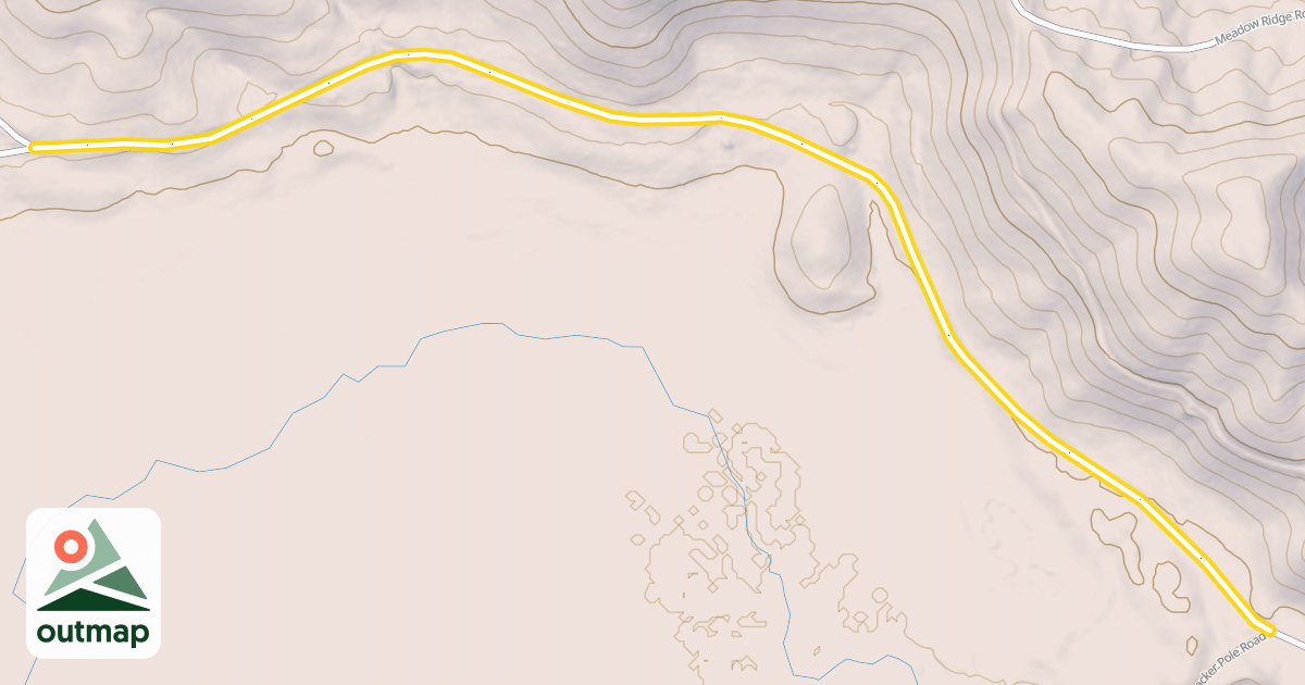 Map of Big Meadow Creek Road