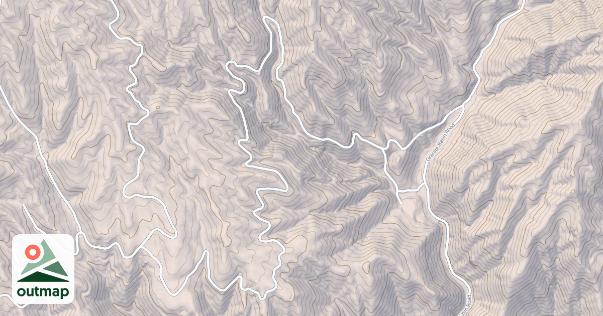 Map of COW CREEK SPUR