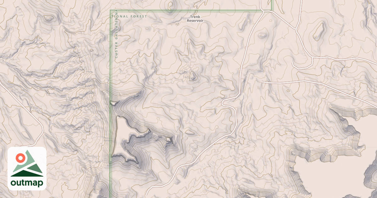 Map of TRENK PASS