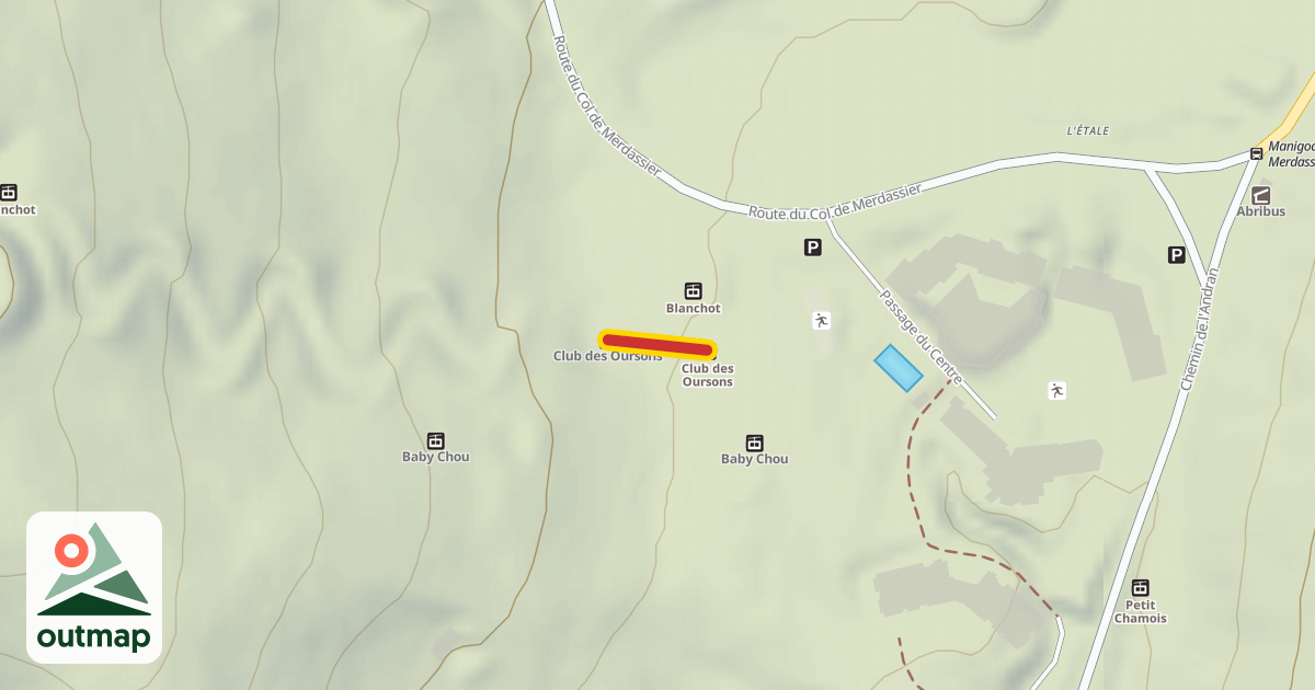 Map of Club des Oursons