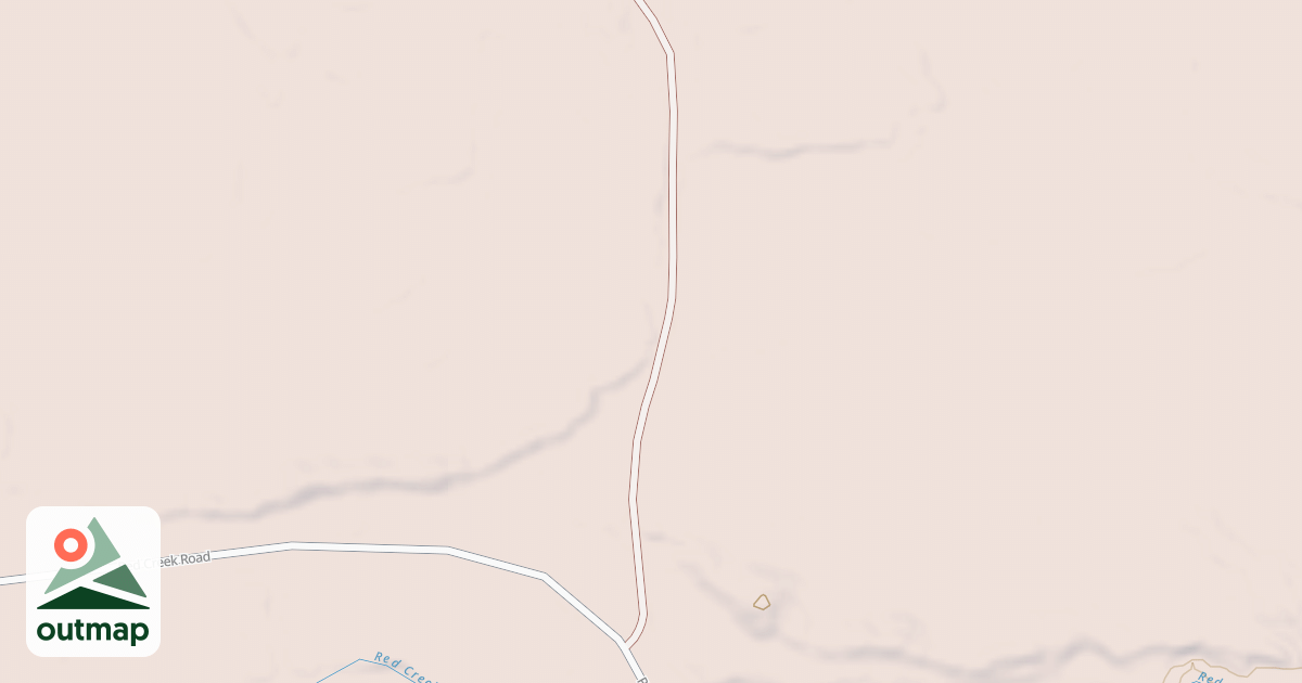 Map of RED CREEK WEST