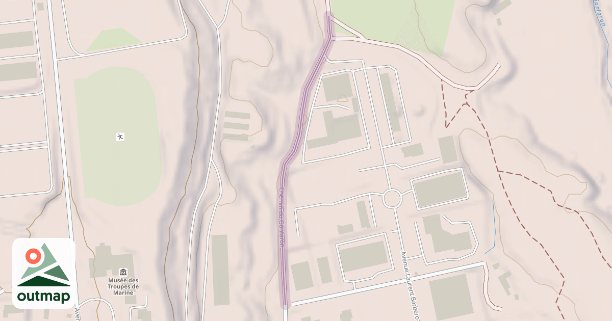 Map of Chemin du Gonfaron