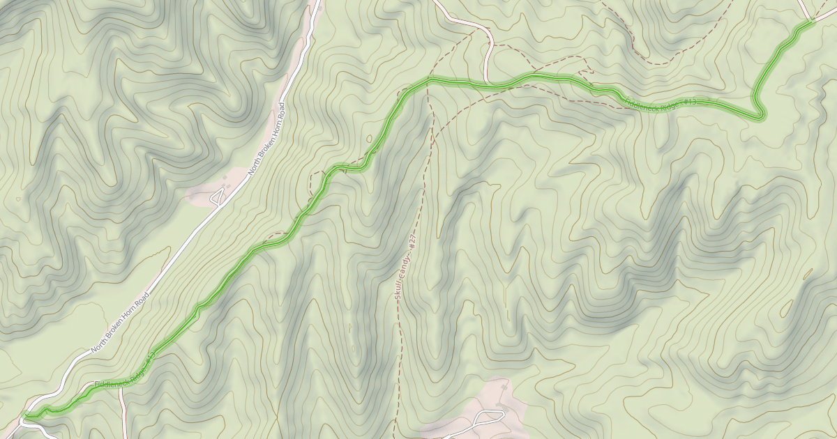 Map preview of Fiddleneck Ridge - #13