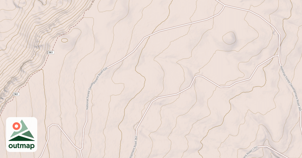 Map of USFS National Forest System Roads {3E04CA3B-DA48-4B2D-844F-83F01814A589}