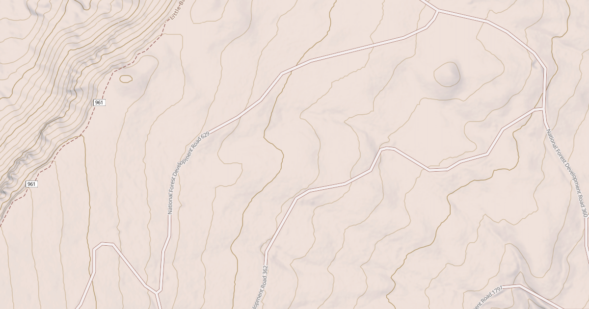 Map preview of USFS National Forest System Roads {3E04CA3B-DA48-4B2D-844F-83F01814A589}