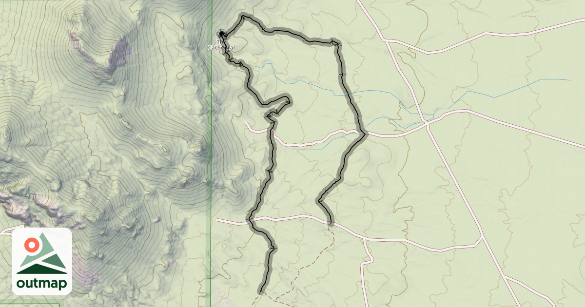 Map of Cathedral Loop