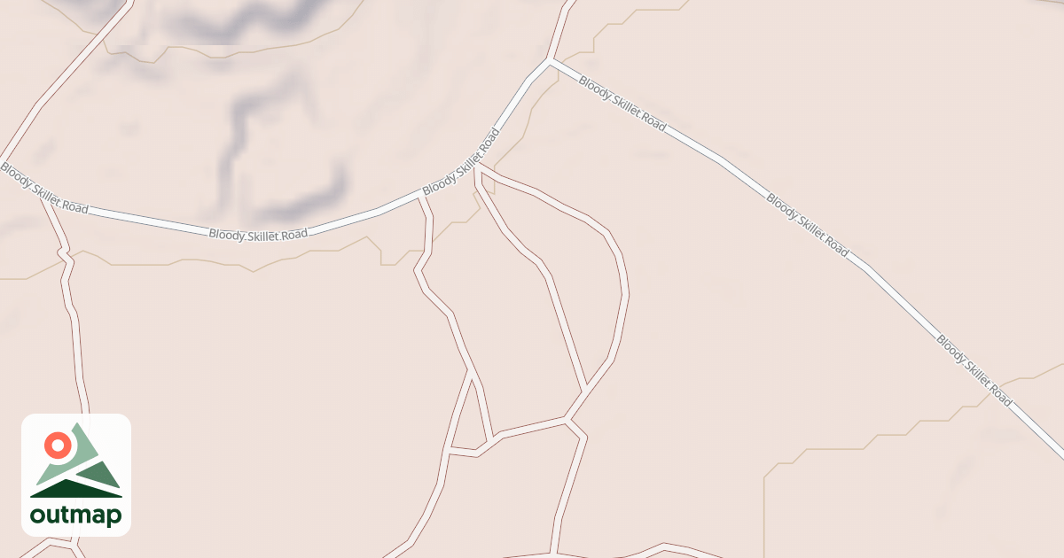 Map of Bloody Skillet ATV Trail