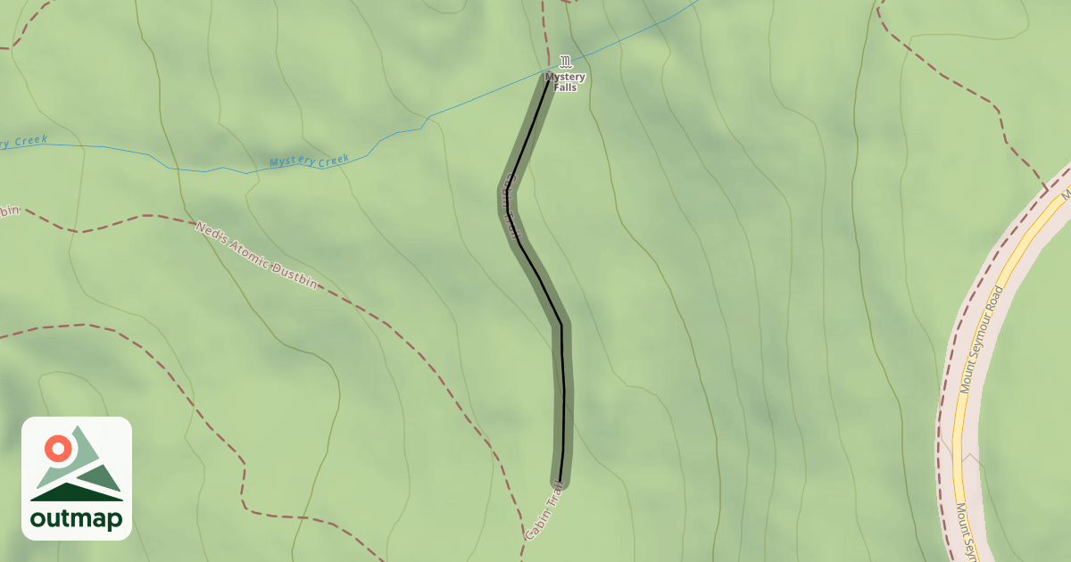 Map of Cabin Trail