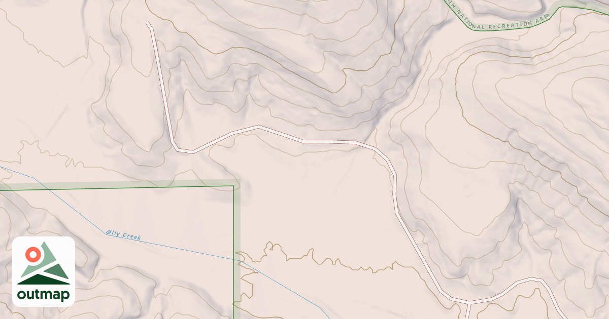 Map of MERIDIAN SPUR