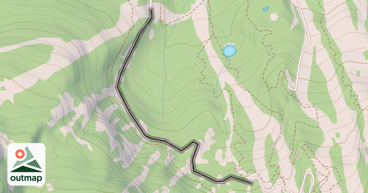 Map of Hanging Valley Exit