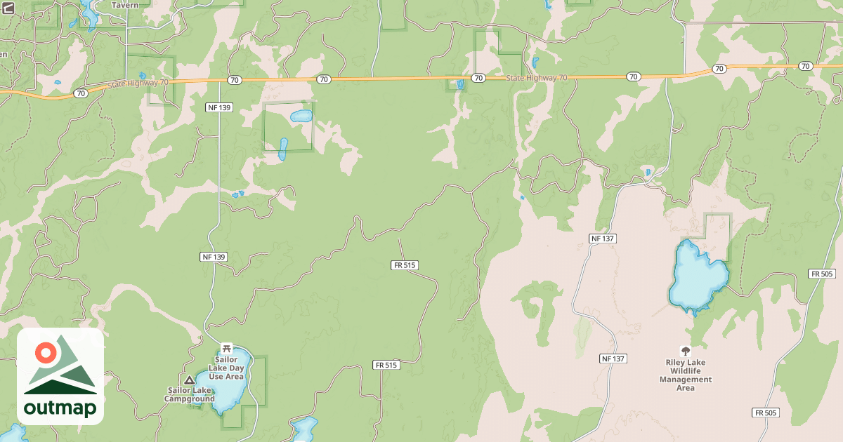Map of Flambeau Atv 121