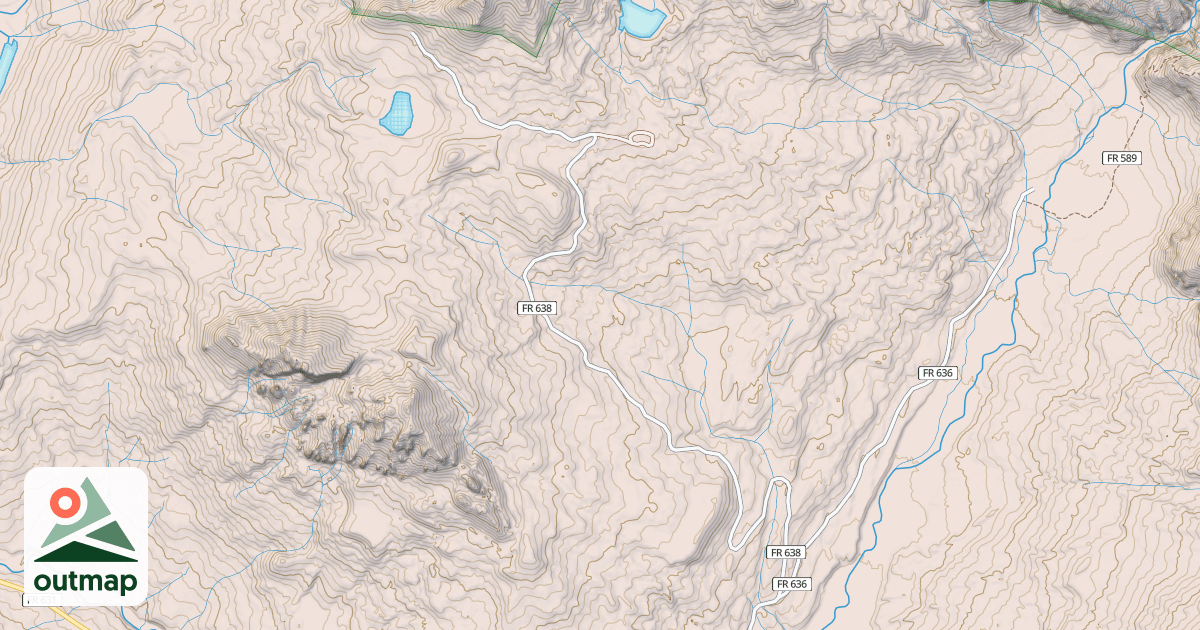 Map of PALISADE LAKE