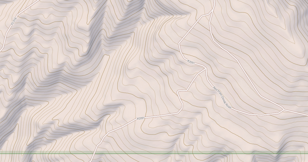 Map preview of RED PRYOR DIVIDE