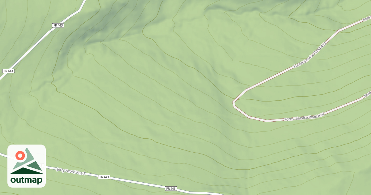 Map of BLOWDOWN ROAD
