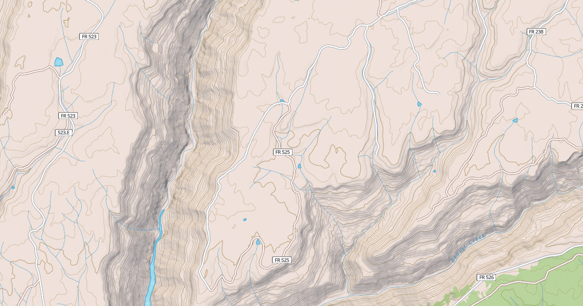 Map preview of TRAIL CANYON