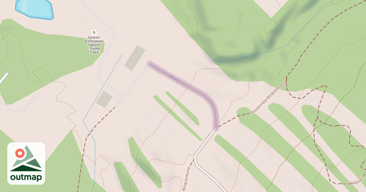 Map of Accès