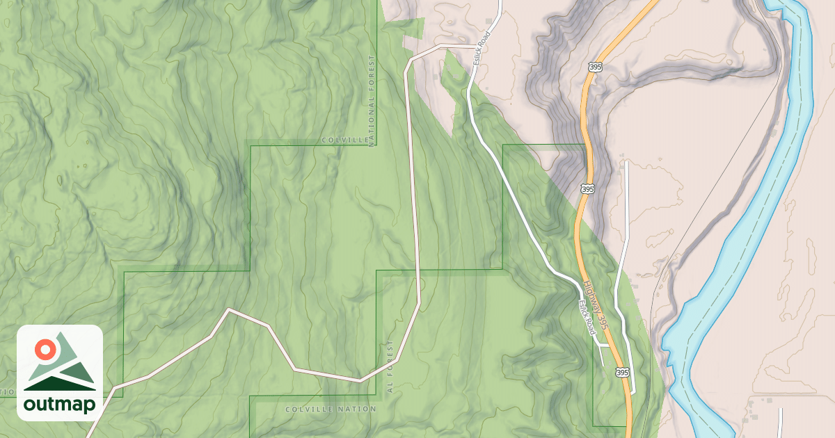 Map of ESLICK ROAD