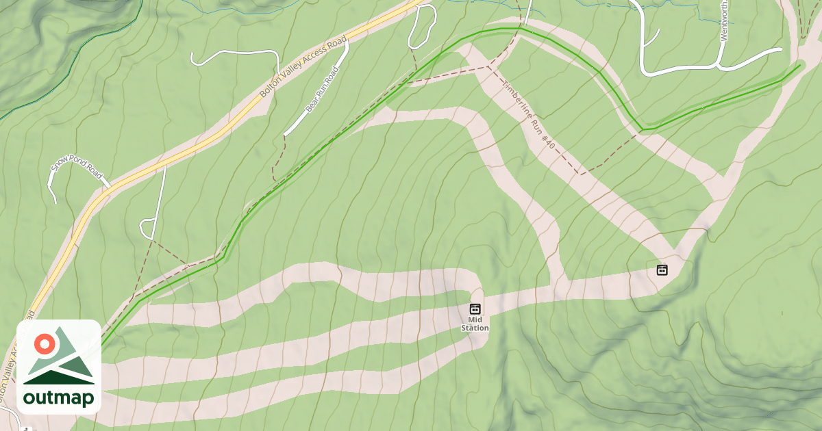 Map of Timberline Run
