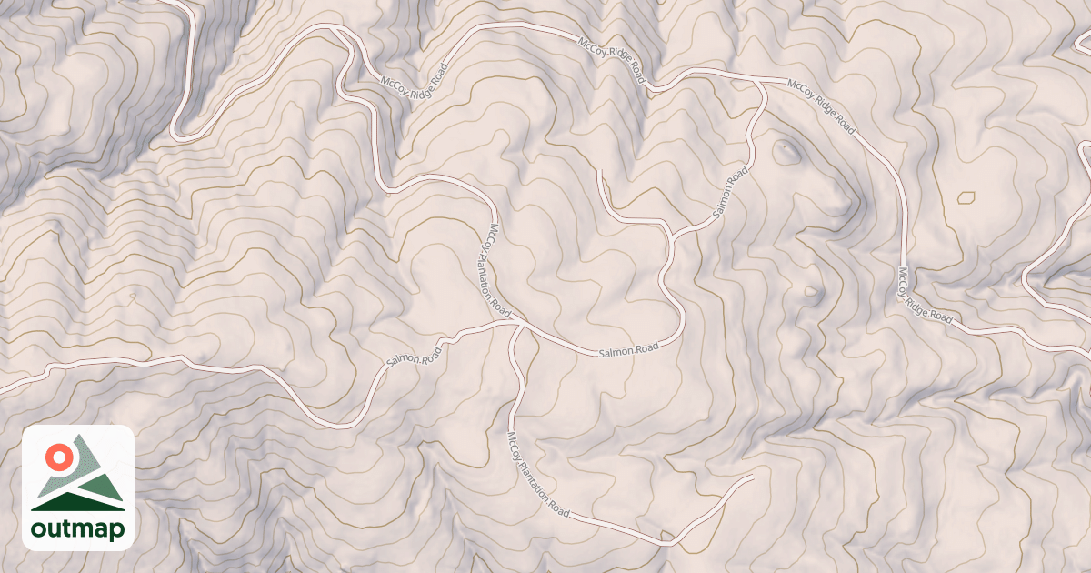 Map of MC COY PLANTATION