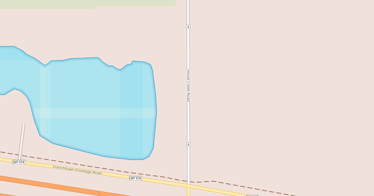 Map preview of HOULE CREEK
