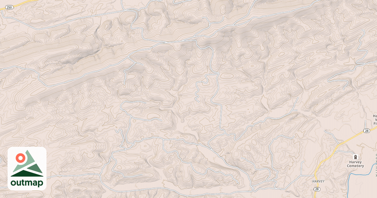 Map of HAZEL CREEK