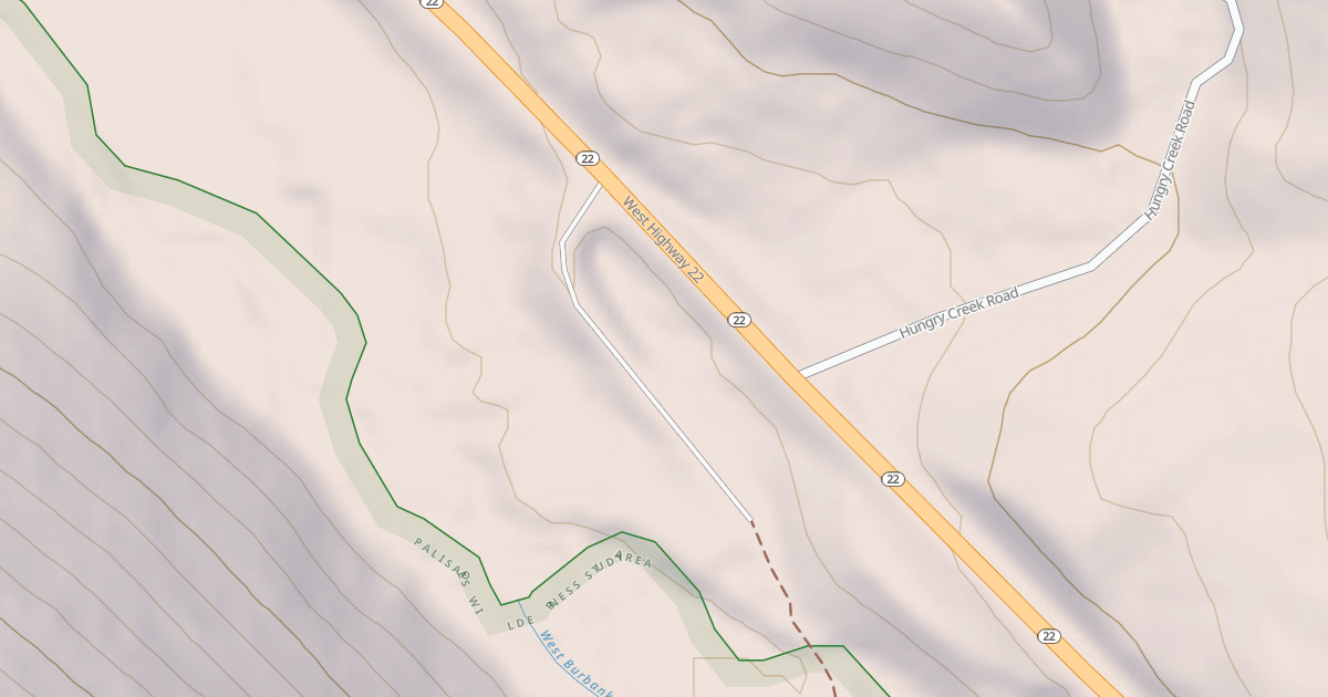 Map preview of BURBANK