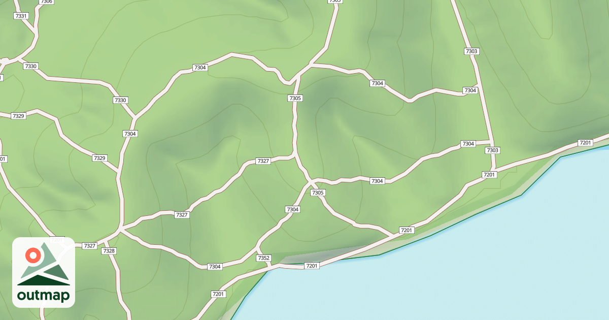 Map of USFS Motor Vehicle Use Map Trails 20034