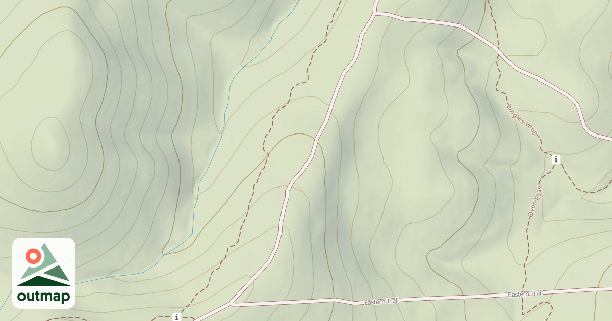 Map of Peavine Creek Cutoff