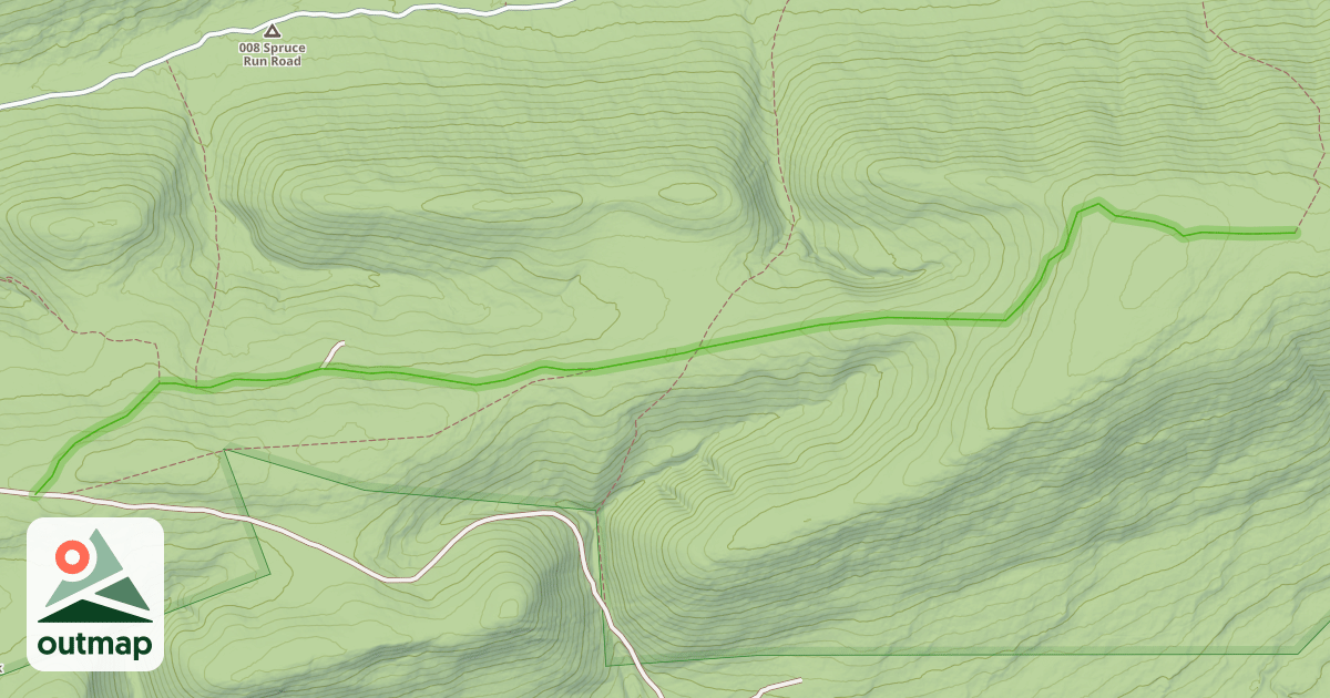 Map of Spring Mountain Trail