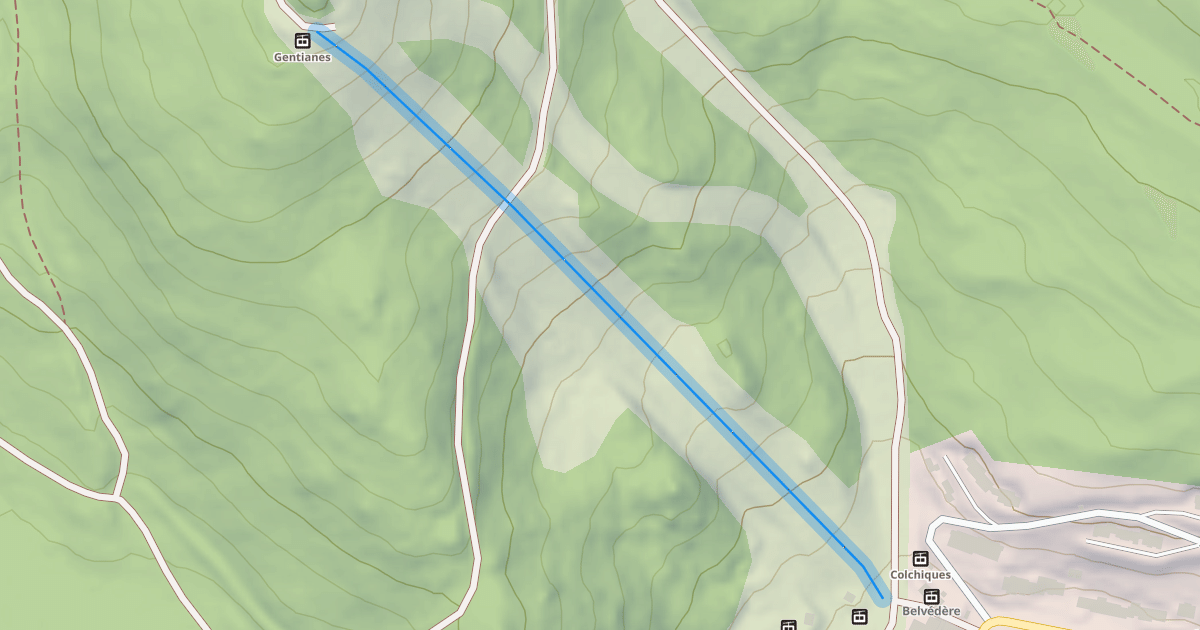 Map preview of Gentianes