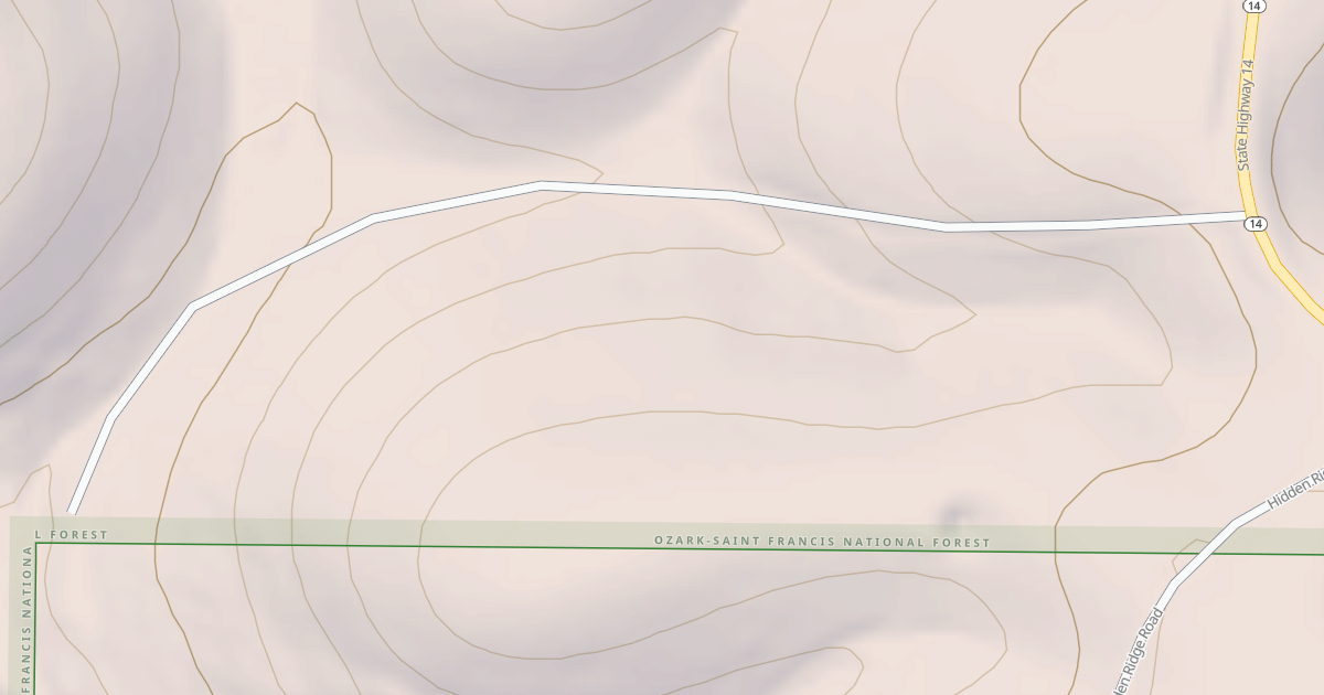 Map preview of USFS National Forest System Roads {4D6CFF38-30D3-4564-905F-6054922A5DB7}