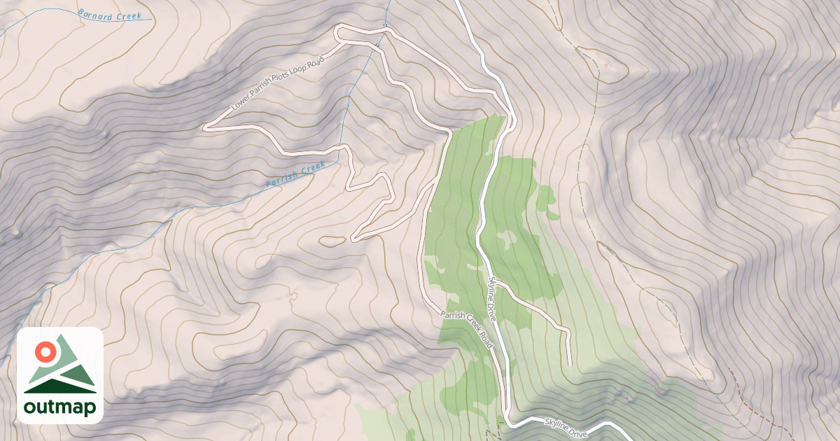 Map of PARRISH CREEK