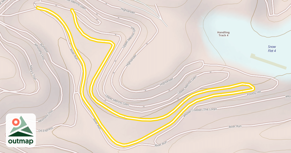Map of Lower Merino Glen