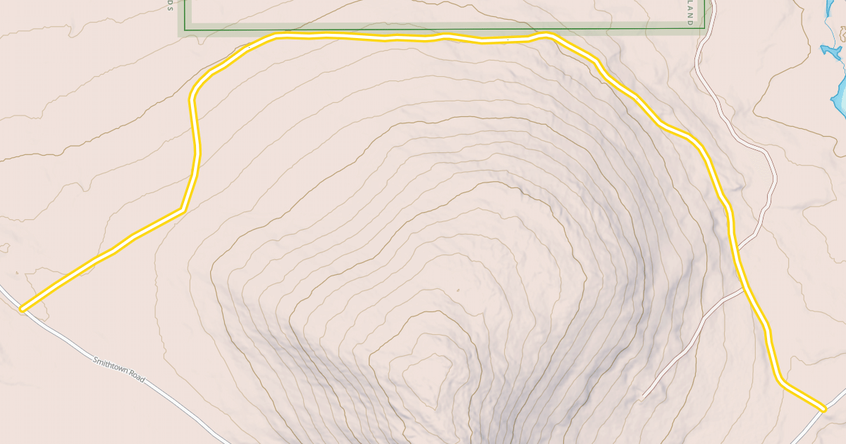 Map preview of Trout Mountain Road