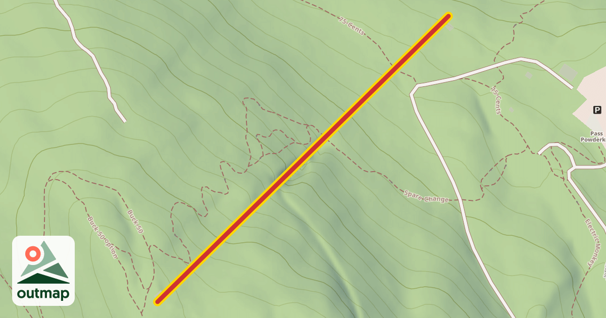 Map of Upper T-Bar