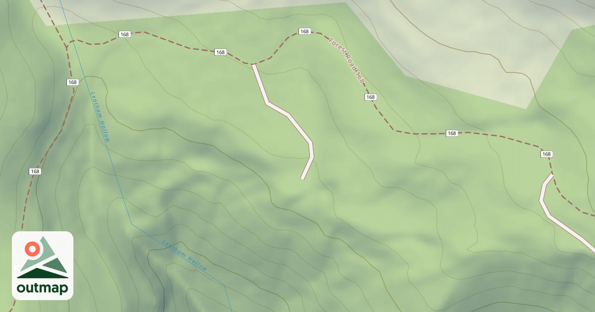 Map of MILLVILLE PEAK-A