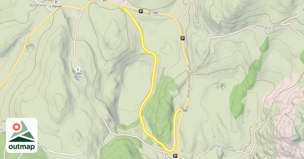 Map of La Bleue