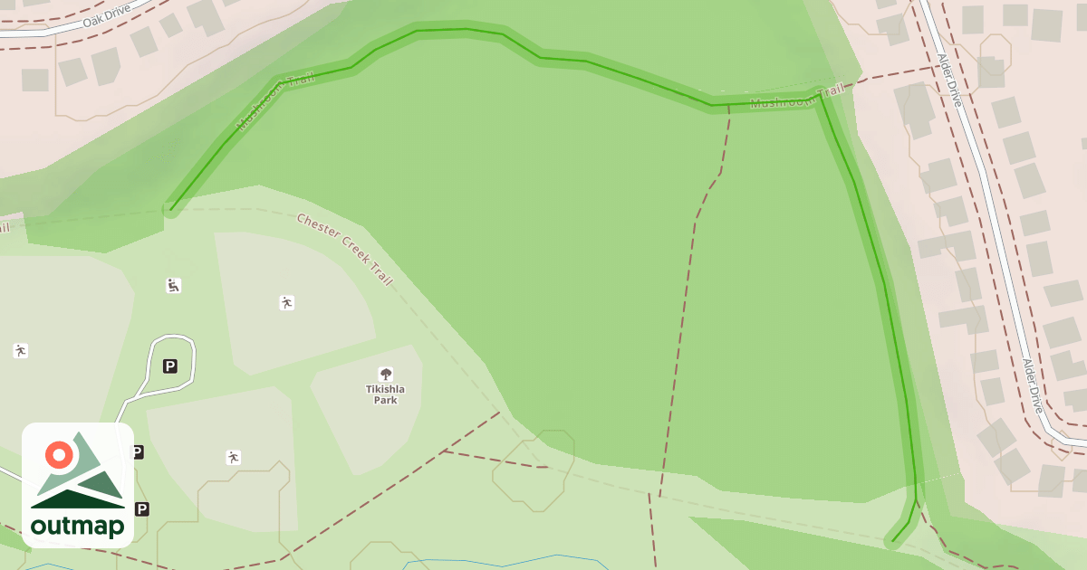 Map of Mushroom Trail