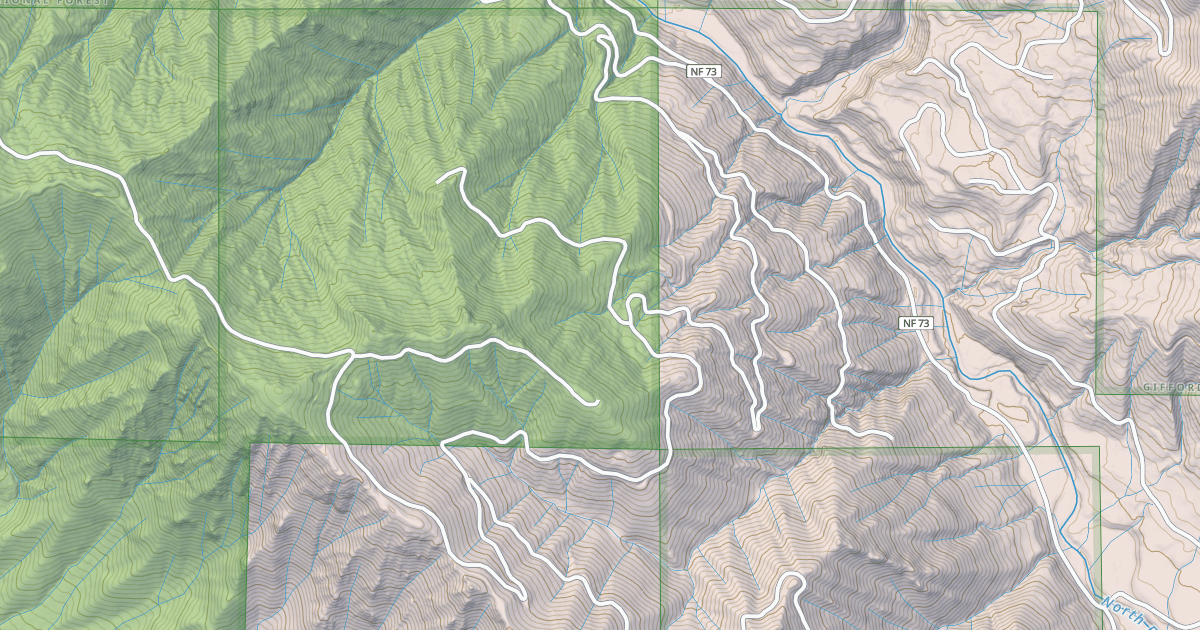 Map preview of BREMER MTN