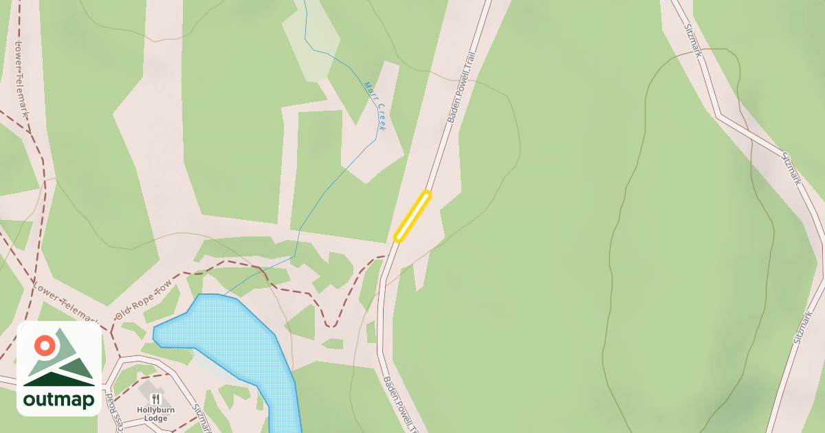 Map of Baden Powell Trail