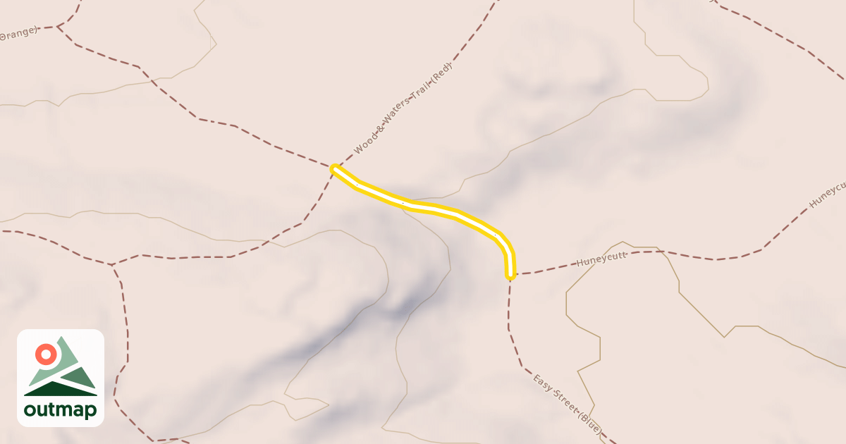 Map of Easy Street (Blue)